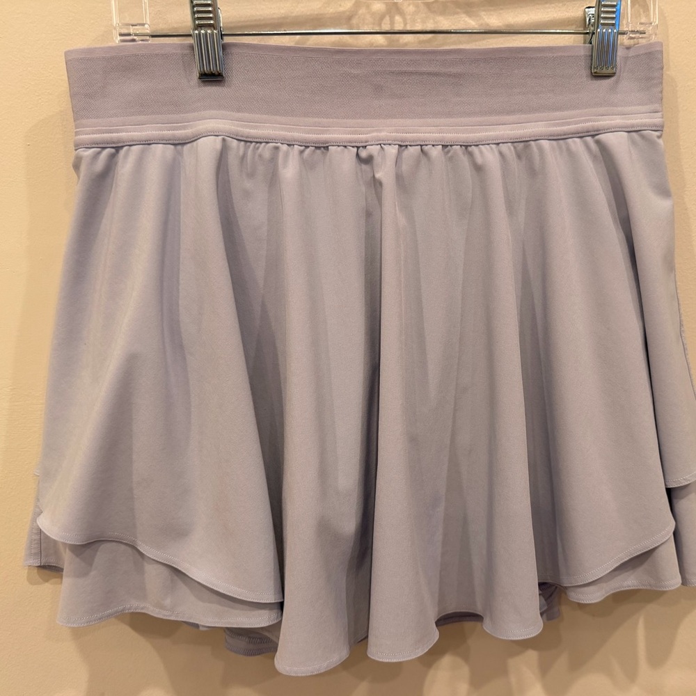 Lululemon Pace Rival Skirt 10 Violet Purple Tennis Athletic Skort BuiltIn Shorts